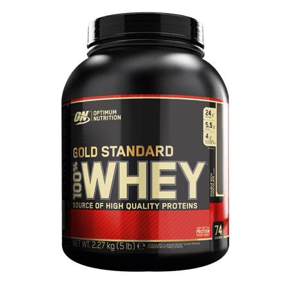 Optimum Nutrition Gold Standard 100% Whey 2.27kg With NUTRAMINO CASE!