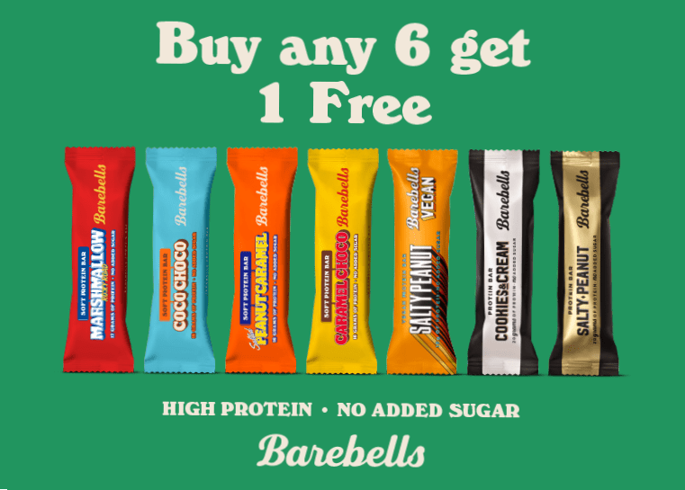 Barebells Soft Protein Bar 12x55g Buy any 6 get 1 FREE!