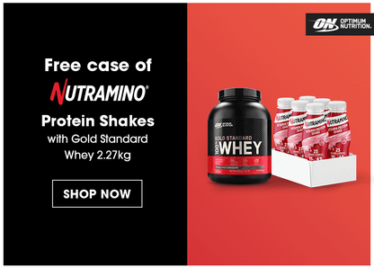 Optimum Nutrition Gold Standard 100% Whey 2.27kg With NUTRAMINO CASE!